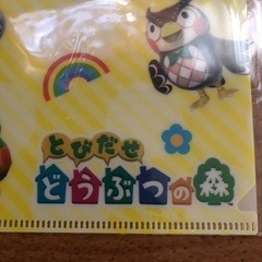 新品未使用✨『とびだせどうぶつの森』A 4 クリアファイルの画像