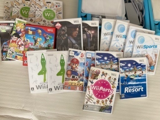 wii本体 wiifit ソフトまとめ売り
