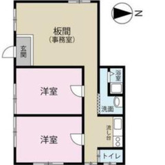 大家直　ハウスクリーニング済み　滋賀県　愛知郡　愛荘町　蚊野外　2DK  戸建賃貸　テナント可　ロードサイド物件　店舗、住宅、倉庫、事務所、工房　駐車場複数台分あり ペット可　賃貸　物件　不動産　敷金無料　礼金無料　DIY可　セルフリフォーム可 セルフ内見可　外国人可　生活保護可 - 不動産