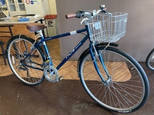 【タイヤ・チューブ新品！】700×28c 6段変速　自転車　ブルー