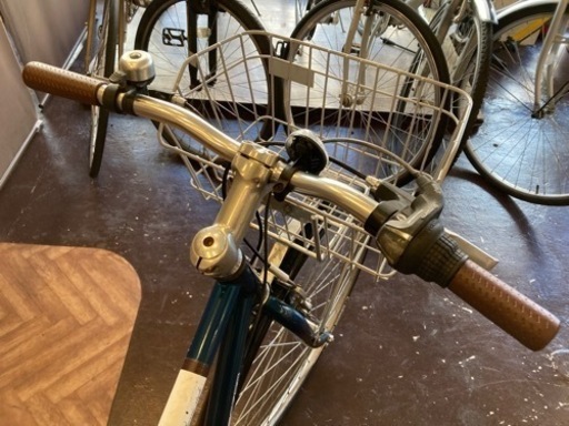 【タイヤ・チューブ新品！】700×28c 6段変速　自転車　ブルー