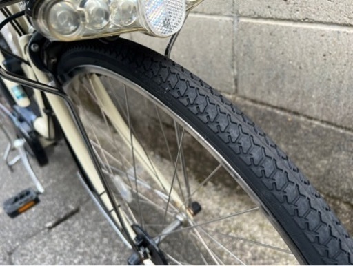 【電動自転車】26インチ　美品❗️8.9ah新品バッテリー付　前後タイヤ新品❗️大型バスケット付　若林自転車　膳所店　SALE中❗️