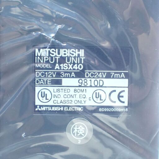 CC805 三菱電機 シーケンサ A1SX40 13L201 生産終了モデル 【公式通販】