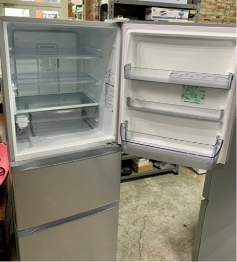 札幌市内配送無料 20年製 美品 TOSHIBA 東芝 330L 3ドア冷蔵庫 GR-S33S 自動製氷