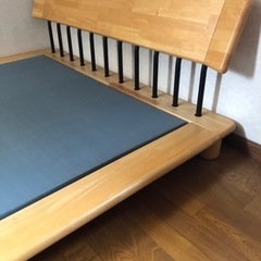 美品の中古ダブルベッド　値下げの画像