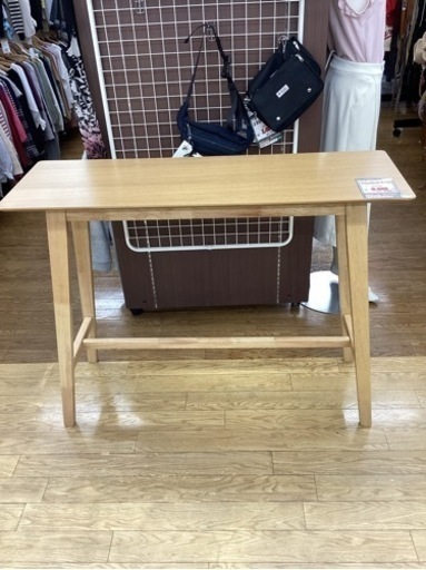 KG-122【新入荷　リサイクル品】ニトリ　フィルン　カウンターテーブル　ナチュラル