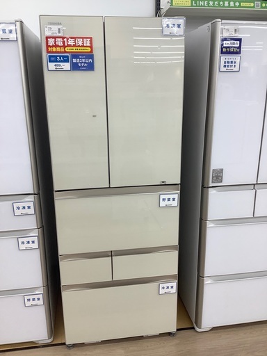 【トレファク イオンモール常滑店】2021年製TOSHIBAの6ドア冷蔵庫！1年保証付き！！