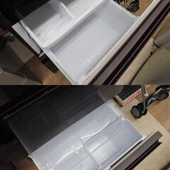 値下げ！【引取限定】冷蔵庫☆自動製氷機付☆両開きドア☆ シャープ 中古品
