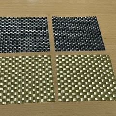 コースター2枚セット 新品未使用ですがシミありの画像