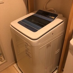 洗濯機　パナソニック　受け渡し終了