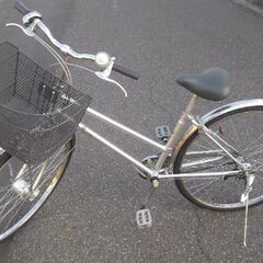 定価3.5 美品 整備済 配送◯オートライトギヤ付き 美品 直接引き取り市川市 無料配達地域あり、ミヤタ、税込9,800円、27インチ、シルバー、内装3段