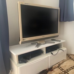 【無料 引取限定】シャープ テレビ 32インチ＋テレビ台セット