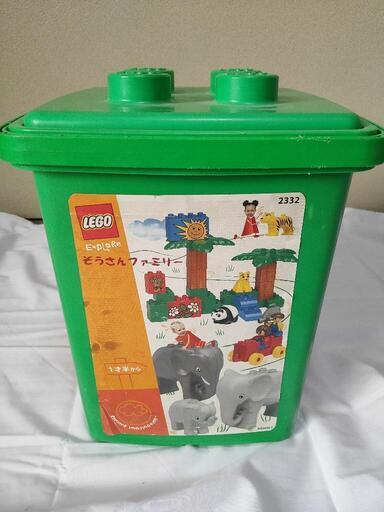 レゴブロック デュプロ（ぞうさんファミリーのバケツ+アルファ）