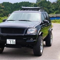 【最終値下げ】1ナンバー登録 ディーラー車 美車 フォード エクスプローラー XLT 4000cc カスタム リフトアップ ヒッチメンバー  左ハンドルの画像