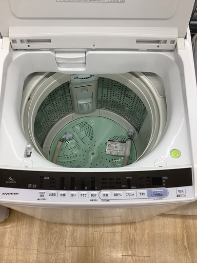 【トレファク イオンモール常滑店】2018年製HITACHIの8.0kg洗濯機！6ヶ月保証付き！