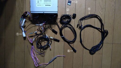 地図データー2021年　コペンL880K外し パナソニック ストラーダ CN-R300D メモリーナビ 中古　仕様親切説明