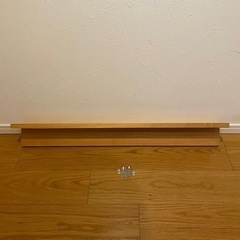 無印良品　壁に付けられる家具棚　オーク材突板　88センチ