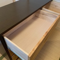 大川家具 チェスト タンス ローチェスト 120cm ナチュラルの画像