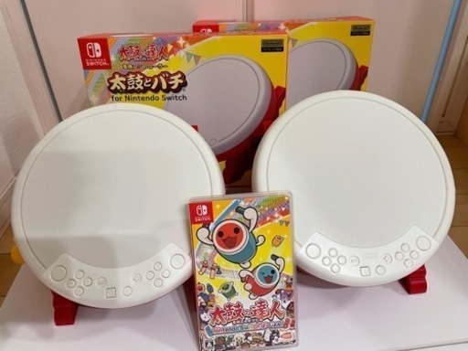 太鼓の達人 Switchバージョン & 太鼓・バチセットx2個