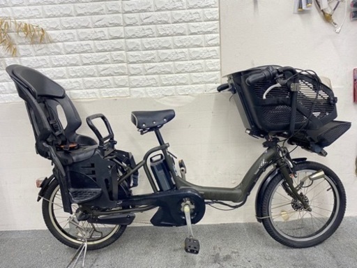 大容量バッテリー12.3ah ブリヂストンアンジェリーノ  　3人乗り子供乗せ電動自転車　人気なモデル　シート付き　お買い得