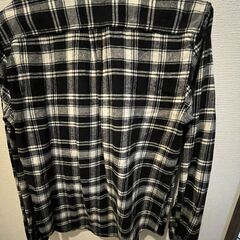 チェック系☆黒系シャツ㊾Mサイズの画像
