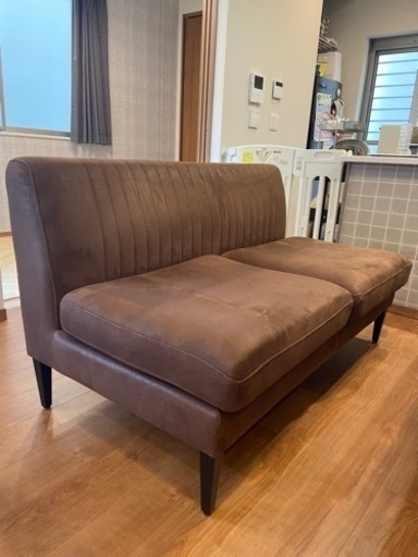 【大物のため引取り希望】クラッシュゲート　グレス 2人掛け ソファー