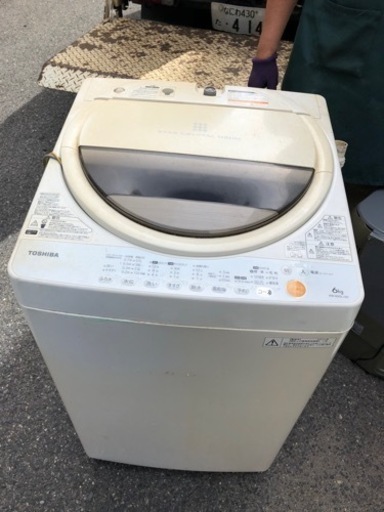 洗濯機　TOSHIBA 6kg