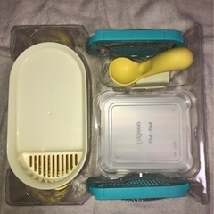 【値引中】ピジョン(Pigeon) はじめての調理セット (調理 & 冷凍保存) ベビーフード 調理器 【離乳食の基本の調理がすべてできる】の画像