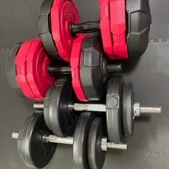ダンベル10kg超（重さ調整可能）セット（4つ）