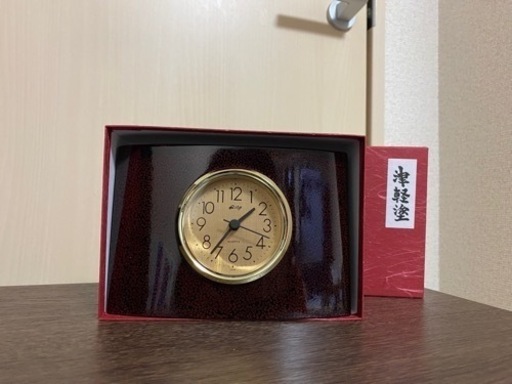 津軽塗（七々子塗）卓上時計