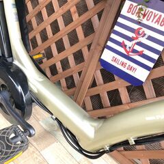 タイヤ新品　へ　電動自転車 バッテリー良品　子供乗せ　 20インチ　ヤマハの画像