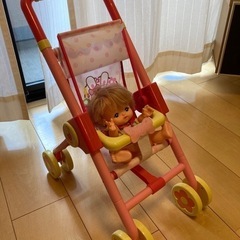 （値下げ）メルちゃん おせわだいすきベビーカー＆人形