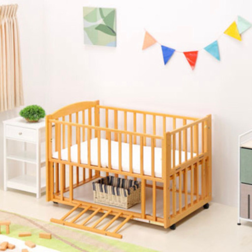 ヤマサキ　ベビーベッド　布団等おまけ付き