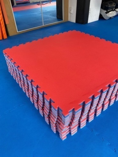 【10枚セット】ジョイントマット大判　在庫処分品　100×100×2cm　ハード　空手　柔術　合気道