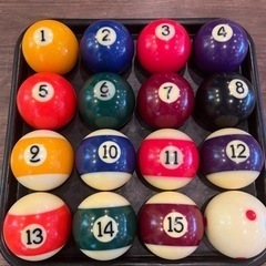 ビリヤードの玉