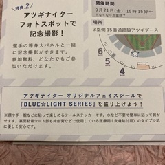 Dena フェイスシール 応援グッズ