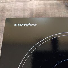 IHクッキングヒーター　2口　sandoo  HA1910　お譲りします の画像