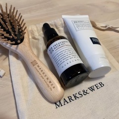 【新品未使用】MARKS&WEB ウッドヘアブラシ トリートメント