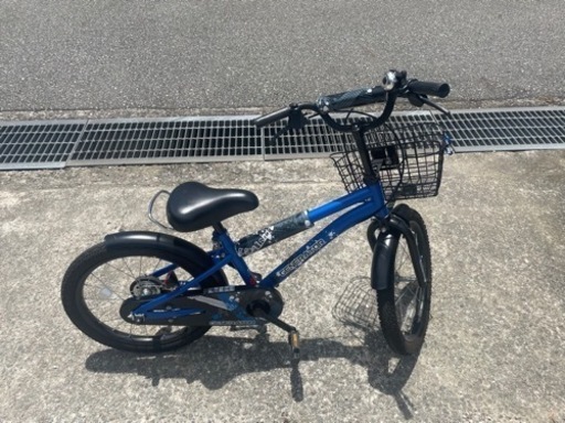 【値下げ】自転車 子供 ジェネレーターキッズE 18インチ イオンバイク 青 ブルー コマ無し　美品