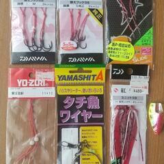 タイラバユニット、替えフック、他 未使用