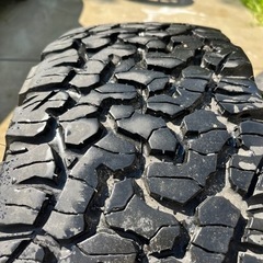 MKW　MK-36　6穴　17インチ タイヤホイール 8J 139.7 6穴 グッドリッチ A/T ホワイトレター 265/70R17 ランクル プラド FJ ハイラックス の画像