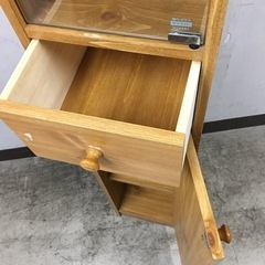 取引場所　南観音　2207-975 キッチンキャビネット　スリムタイプ　汚れ　キズありの画像