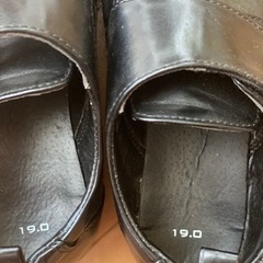 19cm 子供フォーマル靴黒の画像
