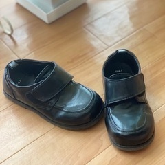 19cm 子供フォーマル靴黒の画像