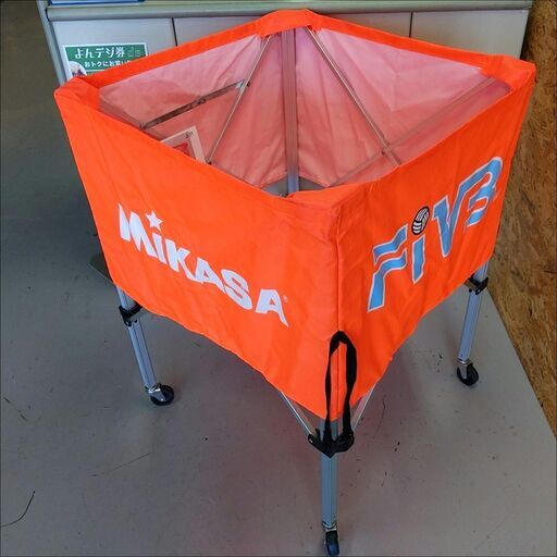 ミカサ MIKASA ボールカゴ 折りたたみ キャスター付 専用キャリーバッグ付 【引取限定・現状渡し】三重県
