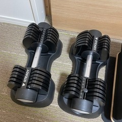 【ほぼ新品】定価25,000円 2022年4月購入 可変式ダンベ...