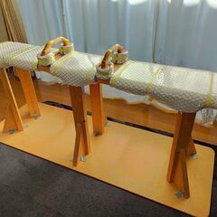 体操競技　器械体操　あん馬  円馬　練習器具の画像