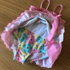水着 女の子 ワンピース　95cmの画像