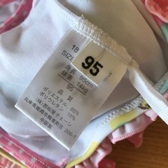 水着 女の子 ワンピース　95cmの画像