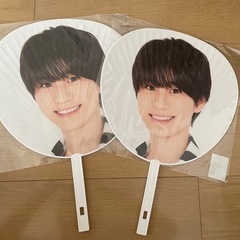 ジャニーズ なにわ男子 公式うちわ の画像